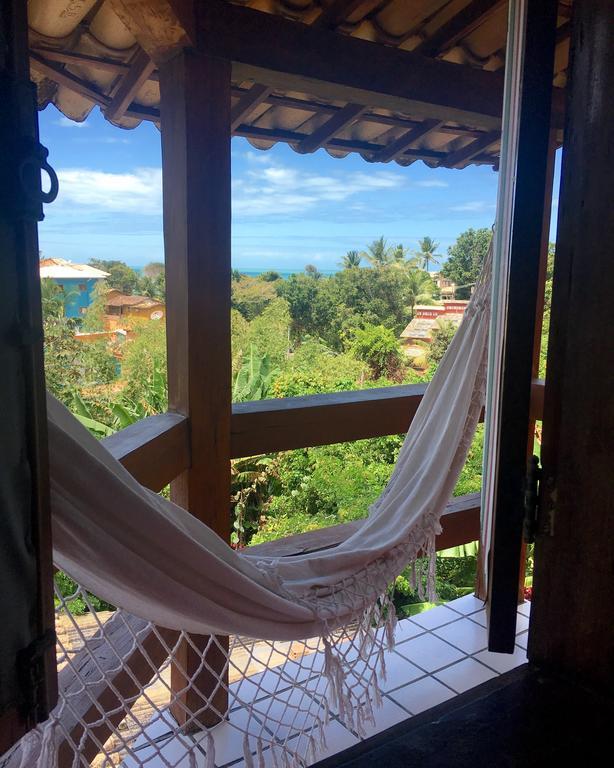 Novos Baianos Hostel E Pousada Porto Seguro Exteriör bild Hammock in a hotel in San Juan del Sur, Nicaragua
